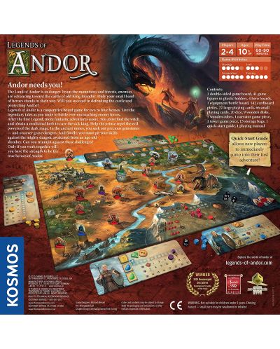 Joc de societate  Legends of Andor - de familie - 3