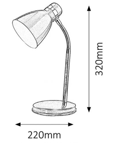 Lampă de masă Rabalux - Patric 4205, alb - 3