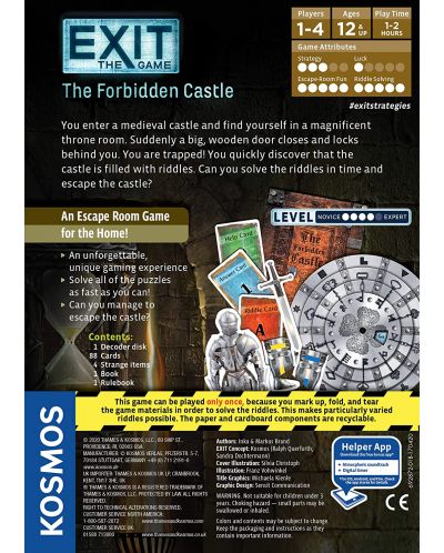 Joc de societate Exit: The Forbidden Castle - de familie - 2