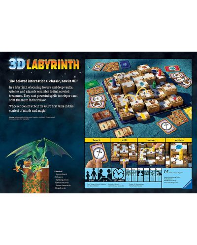 Joc de societate Ravensburger 3D Labyrinth - pentru copii  - 4
