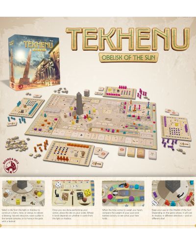 Joc de societate Tekhenu: Obelisk of the Sun - de strategie - 2