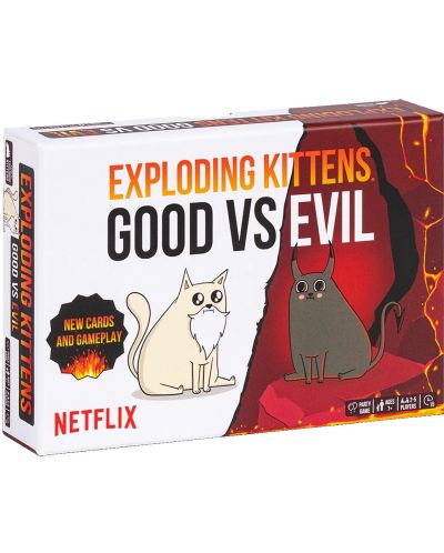 Joc de societate Exploding Kittens: Good vs Evil - Petrecere - 1