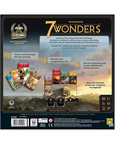 Joc de societate 7 Wonders (2nd Edition) - de familie  - 2