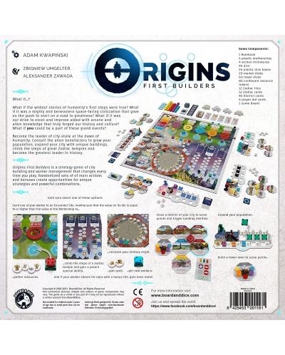 Joc de societate Origins: First Builders – strategic - 2