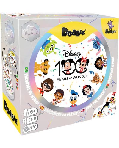 Joc de societate Dobble: Disney 100th Anniversary - pentru copii - 1
