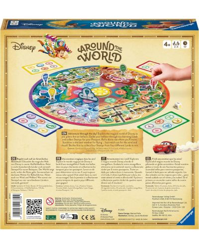 Joc de societate Ravensburger - Disney: Around the World - Pentru copii - 2