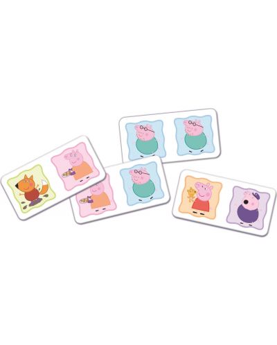 Joc de societate Domino mini: Peppa Pig - Pentu copii - 3