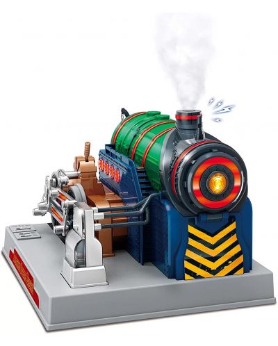 Kit de știință STEM  Amazing Toys Stemnex - Motor de locomotivă cu abur - 4