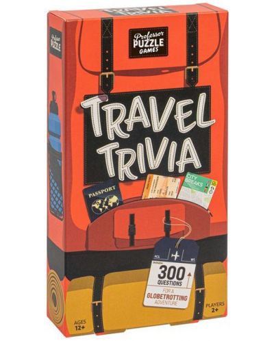 Joc de societate Professor Puzzle - Travel Trivia - 1
