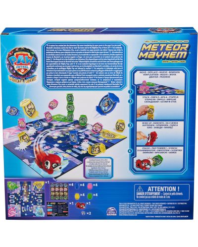 Joc de bord Spin Master: Paw Patrol Meteor Mayhem - Pentru copii - 2
