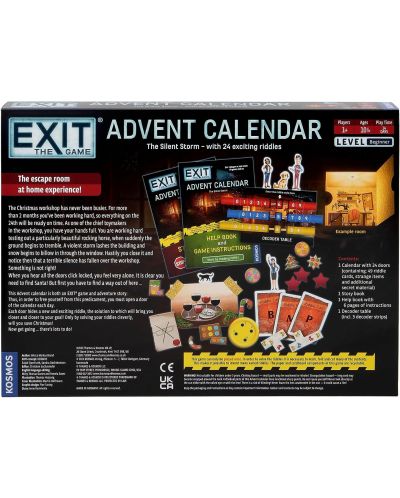 Joc de societate Exit Advent Calendar: The Silent Storm - de cooperare - 2