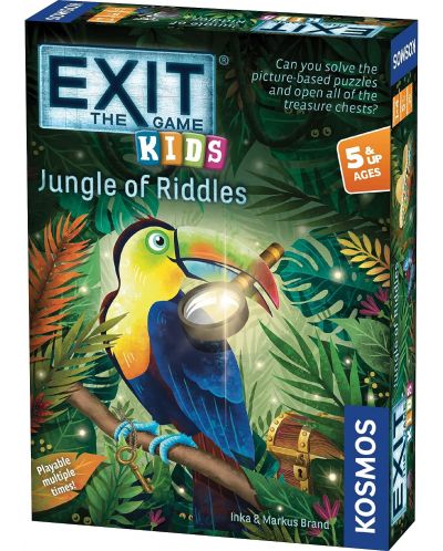 Joc de societate Exit kids: Jungle of Riddles - de copii - 1