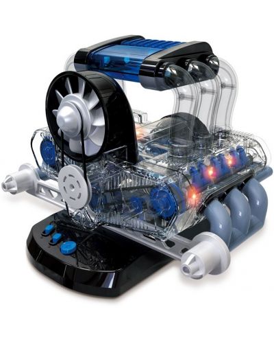 Kit de știință STEM  Amazing Toys Stemnex - Model de motor cu 6 cilindri - 3