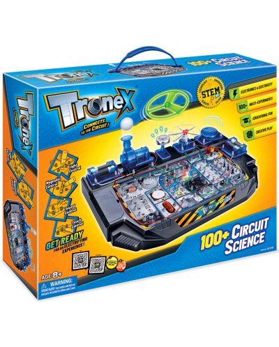 Kit de știință STEM  Amazing Toys Tronex - 100 de experiențe cu circuite electrice - 1