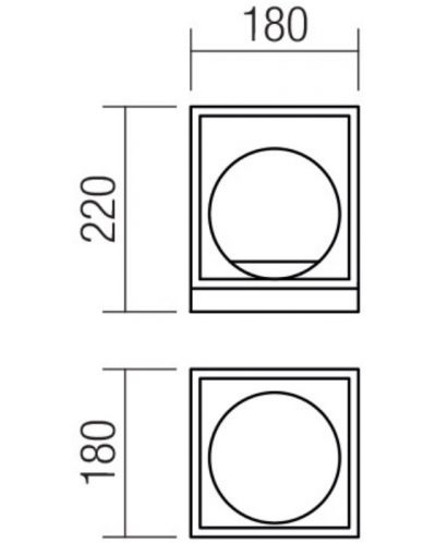 Lampă de masă Smarter - Zodiac 01-3052, IP20, E14, 1x28W, negru mat și alamă - 2