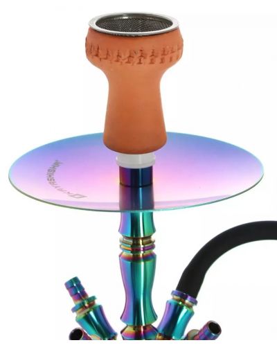 Narghilea Kaya Shisha - Seablue Inox Rainbow | Ozone.ro