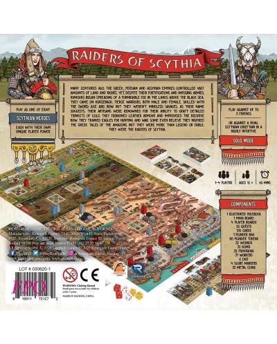 Joc de societate Raiders of Scythia - de strategie - 2