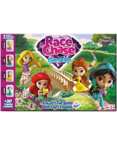 Joc de masă Disney Princess: Race 'n Chase - pentru copii - 1