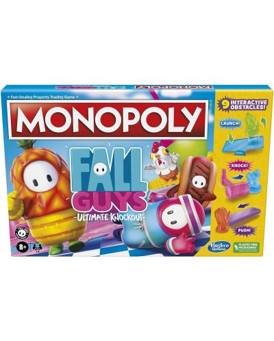 Joc de societate Monopoly Fall Guys (Ultimate Knockout Edition) - de copii - 1