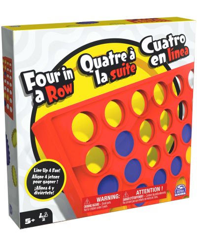 Joc de bord Spin Master: Four in a Row - Pentru copii - 1