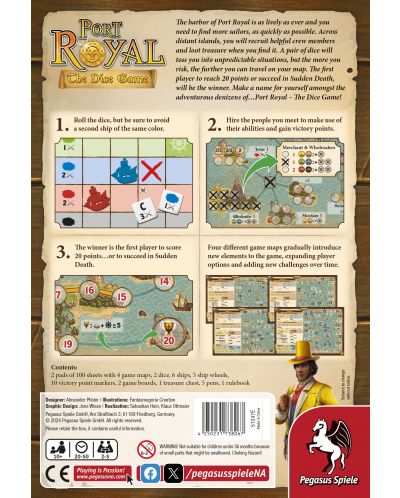 Joc de societate Port Royal: The Dice Game -  Familie - 4