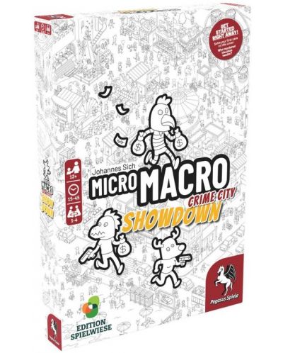 Joc de masă MicroMacro: Crime City - Showdown - Cooperative - 1