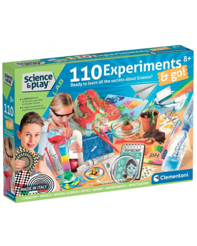 Clementoni Science & Play - Laborator de știință, 110 experimente - 1