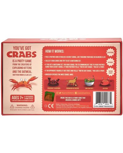 Joc de societate You've Got Crabs - party - 2