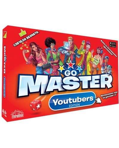 Joc de societate Felyx Toys - Go Master, Youtubers Edition - 1