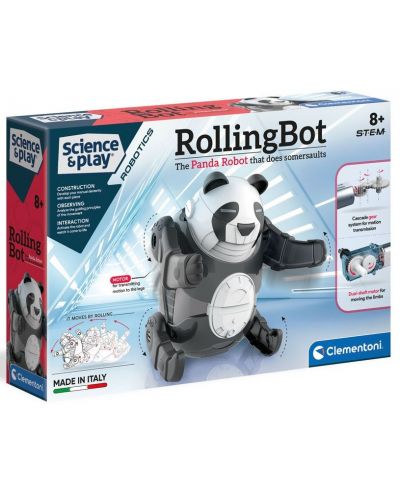 Set stiinta Clementoni Science & Play - Rolling Bot, panda - 1
