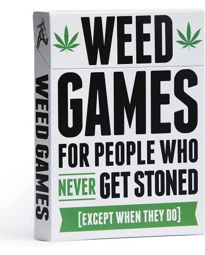 Joc de societate Weed Games for People Who Never Get Stoned - pentru petrecere - 1