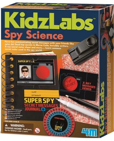 Set de știință  4M Kidz Labs - Știința Detectivă, Mesaje Secrete - 1