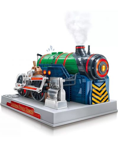 Kit de știință STEM  Amazing Toys Stemnex - Motor de locomotivă cu abur - 3