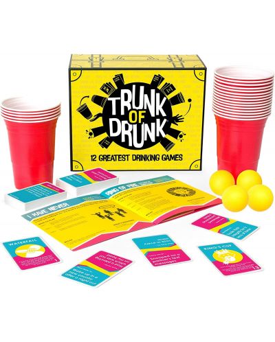 Joc de societate Trunk of Drunk: 12 Greatest Drinking Games - petrecere - 3