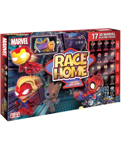 Joc de societate Cartamundi: Marvel Race Home - Pentu copii - 1