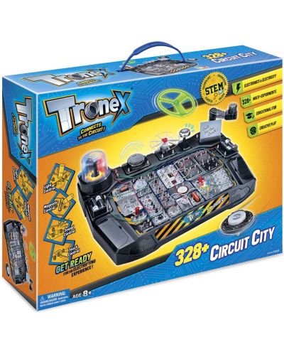 Kit de știință STEM  Amazing Toys Tronex - 328 de experimente cu circuite electrice - 1