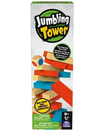 Joc de bord  Spin Master: Jumbling Tower - Pentru copii - 1