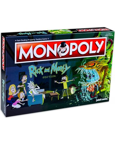 Joc de societate  Hasbro Monopoly - Rick and Morty Edition - 1