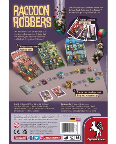 Joc de masă Raccoon Robbers - familie - 2