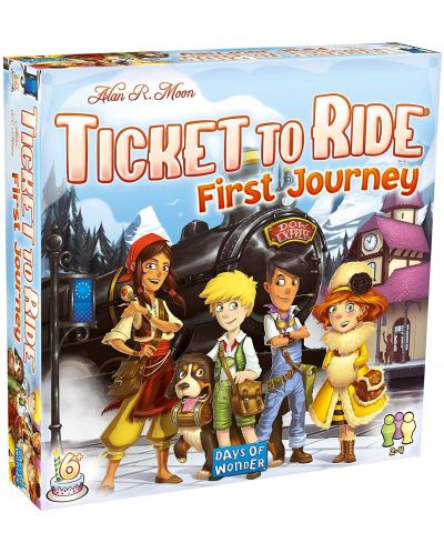 Joc de masă Ticket to Ride: Prima călătorie (Europa) - pentru copii - 1