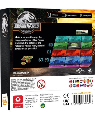 Joc de bord Cartamundi Jurassic World: Escape the Island - Pentru copii - 2
