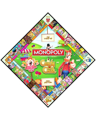 Joc de societate Hasbro Monopoly - Candy Crush - 2