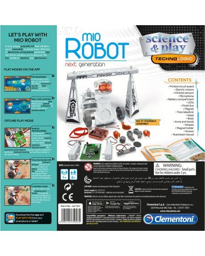 Set stiintific Clementoni Science & Play - Robot Mio 2020 - 4