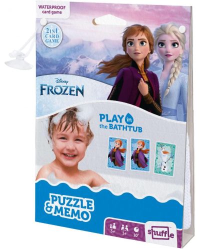 Joc de bord 2 in 1 Cartamundi - Frozen Aqua - Pentru copii  - 1