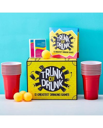 Joc de societate Trunk of Drunk: 12 Greatest Drinking Games - petrecere - 6