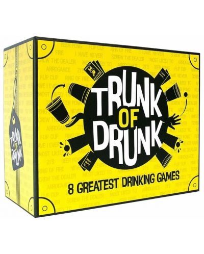 Joc de societate Trunk of Drunk: 8 Greatest Drinking Games - petrecere - 1