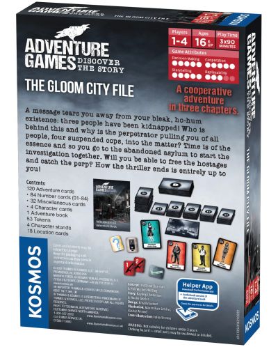 Jocuri de aventură: Gloom City - joc de societate de familie - 3