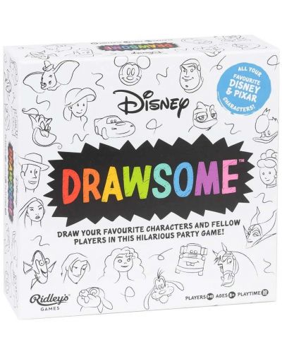 Joc de societate Drawsome: Ediția Disney - Petrecere - 1