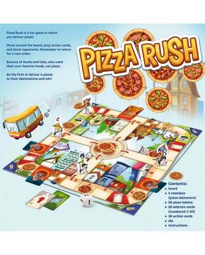 Joc de societate Pizza Rush - Pentru copii - 3
