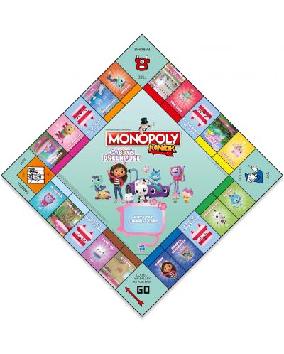 Joc de societate Monopoly Junior: Casa de păpuși a lui Gabby - Copii - 2